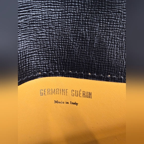 Germaine Guerin Vintage Made In Italy Leather Clutch - Picture 8 of 9